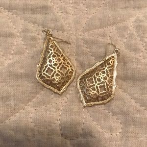 Kendra Scott gold earrings